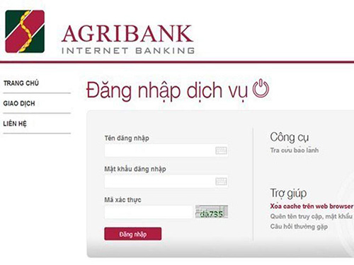 Kiểm tra số tài khoản Agribank nhanh hơn nhờ có internet banking